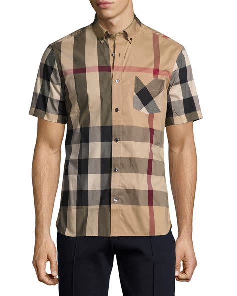 burberry short sleeve shirts